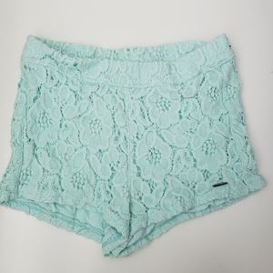 High waisted hollister lace shorts